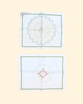 set of two American placemats