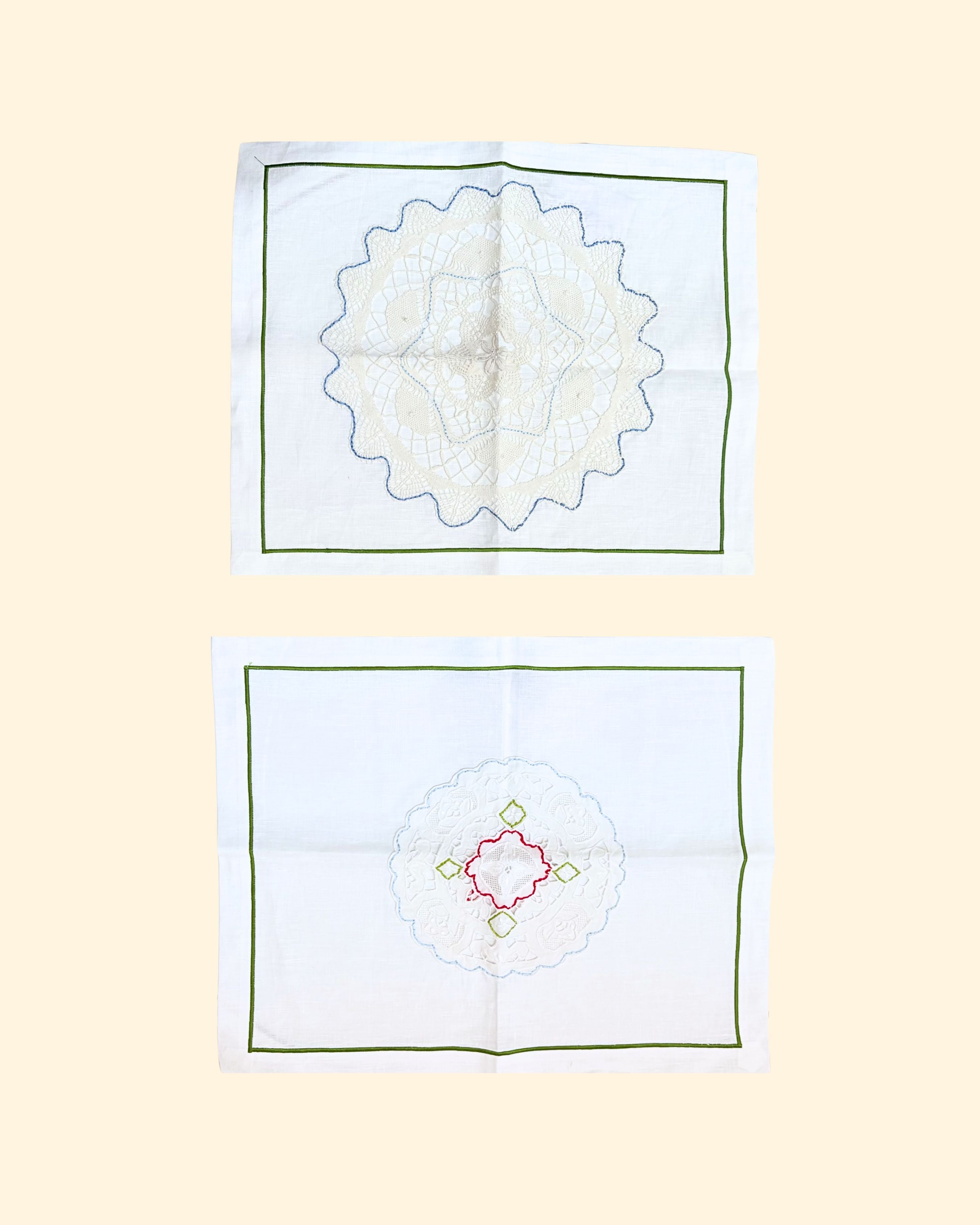 set of two American placemats