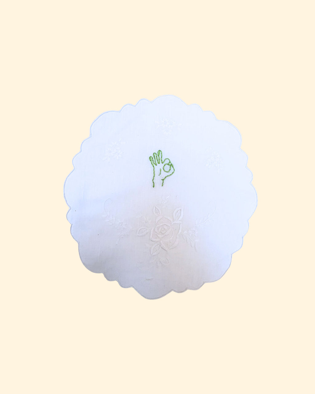 Set of doilies " I gesti italiani"