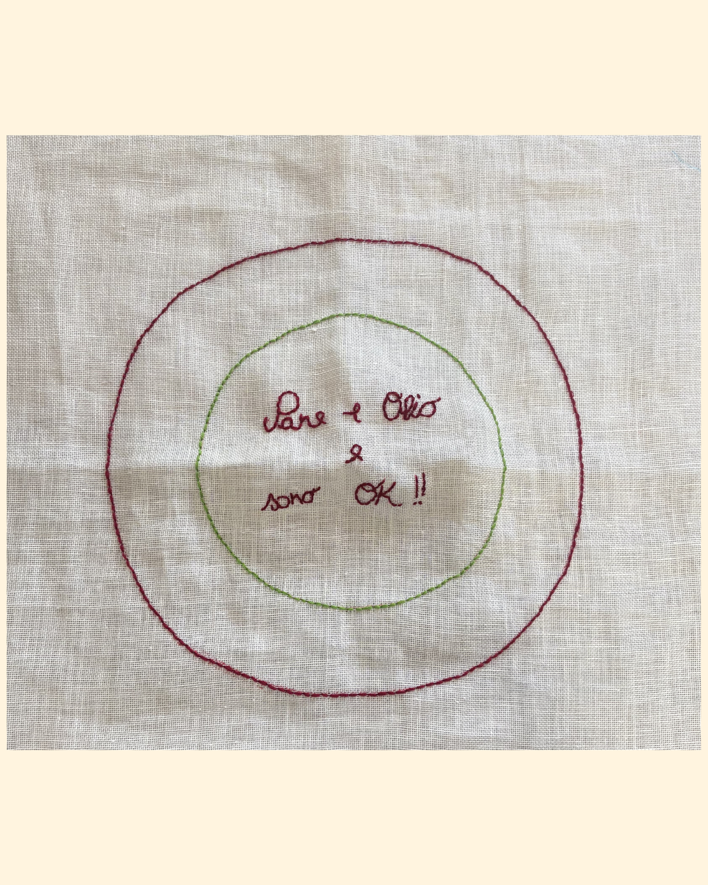 Set of four "I piatti" placemats