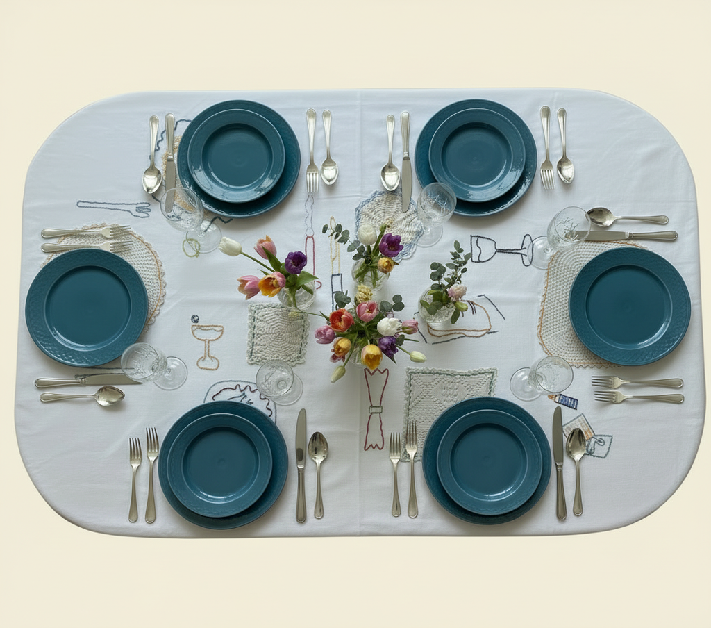 Tablecloth "La cena"